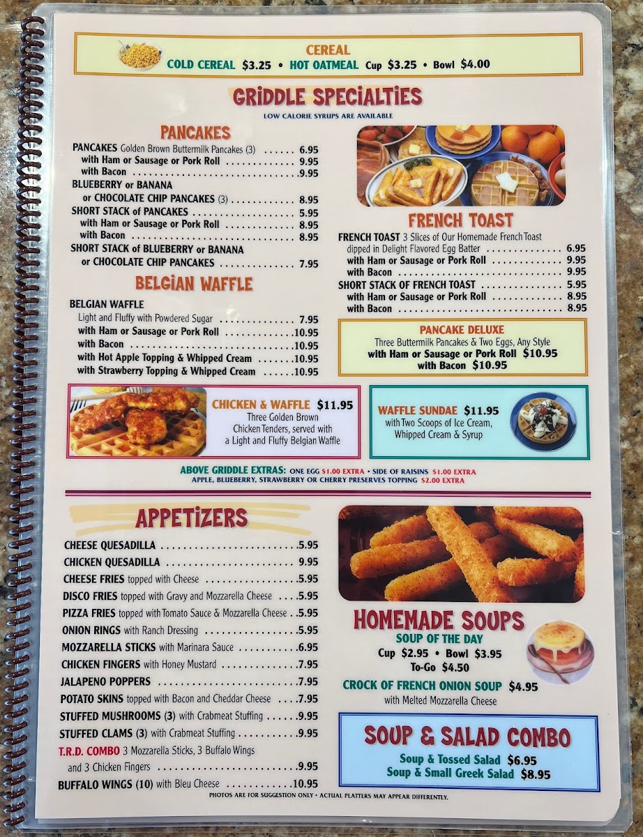 Toms River Diner Menu - Image 3