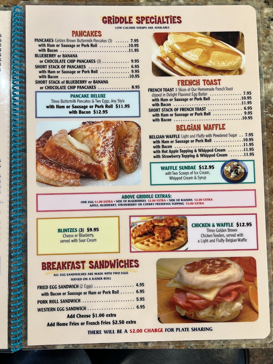 Toms River Diner Menu - Image 4
